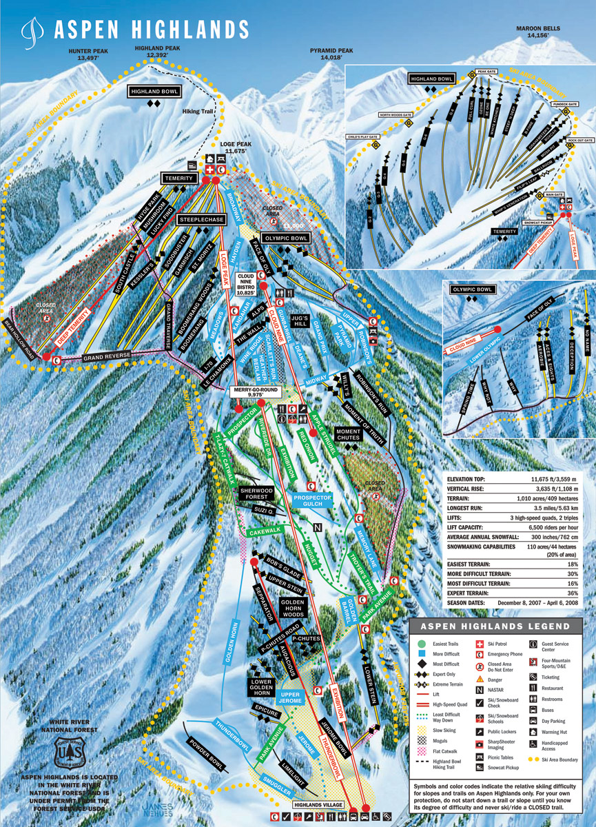 Aspen Highlands - SkiMap.org