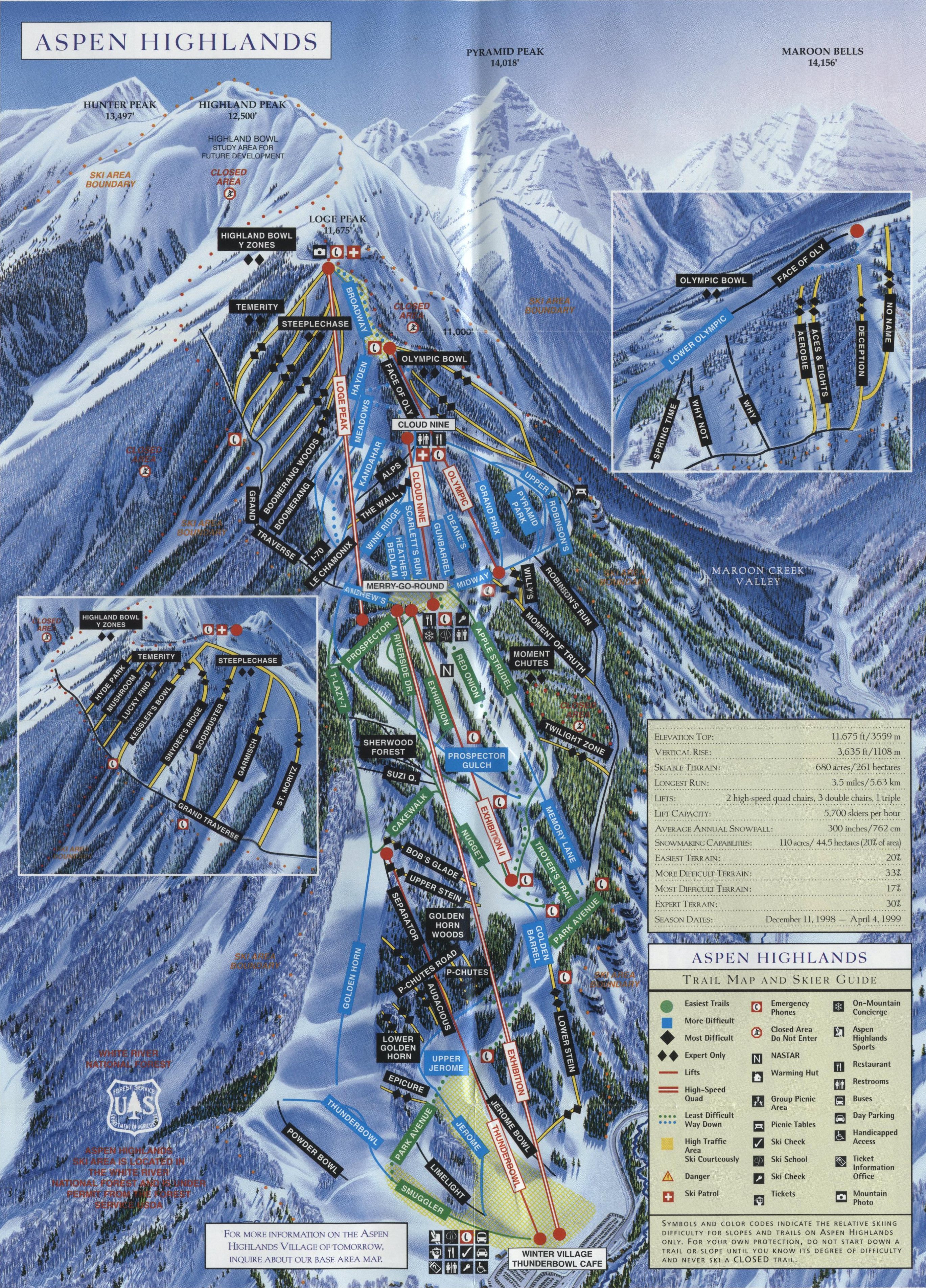 Aspen Highlands - SkiMap.org