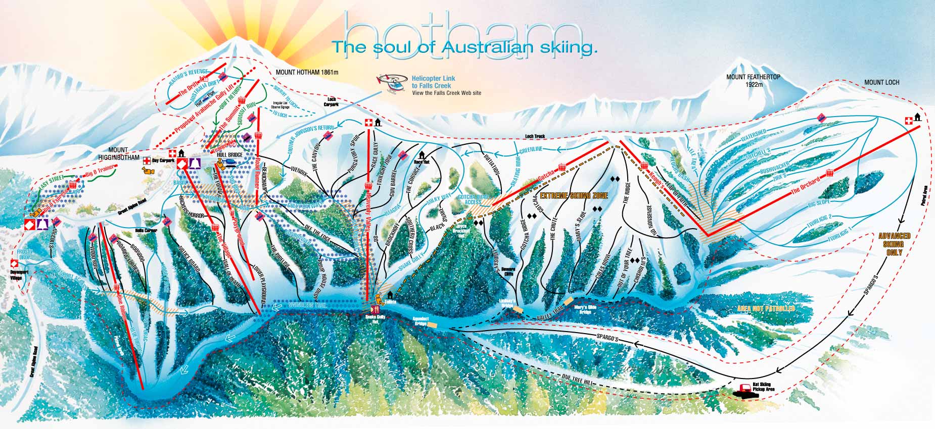 2004 Downhill Map
