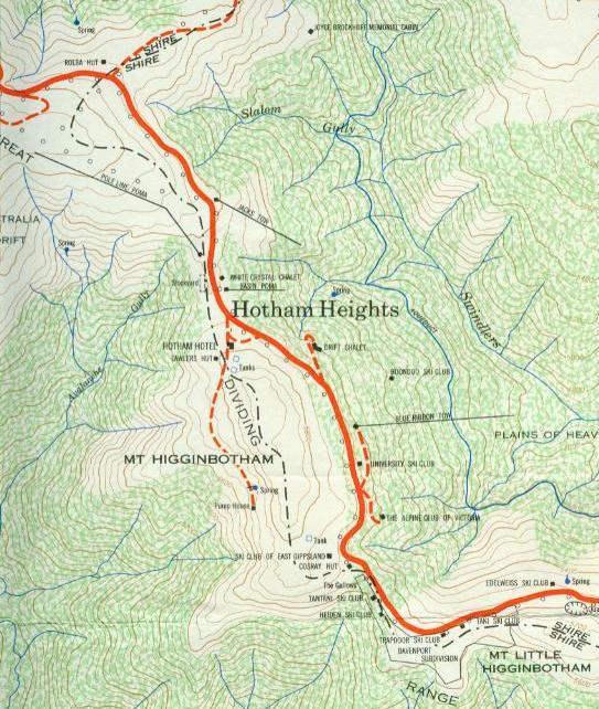 1967 Downhill Map