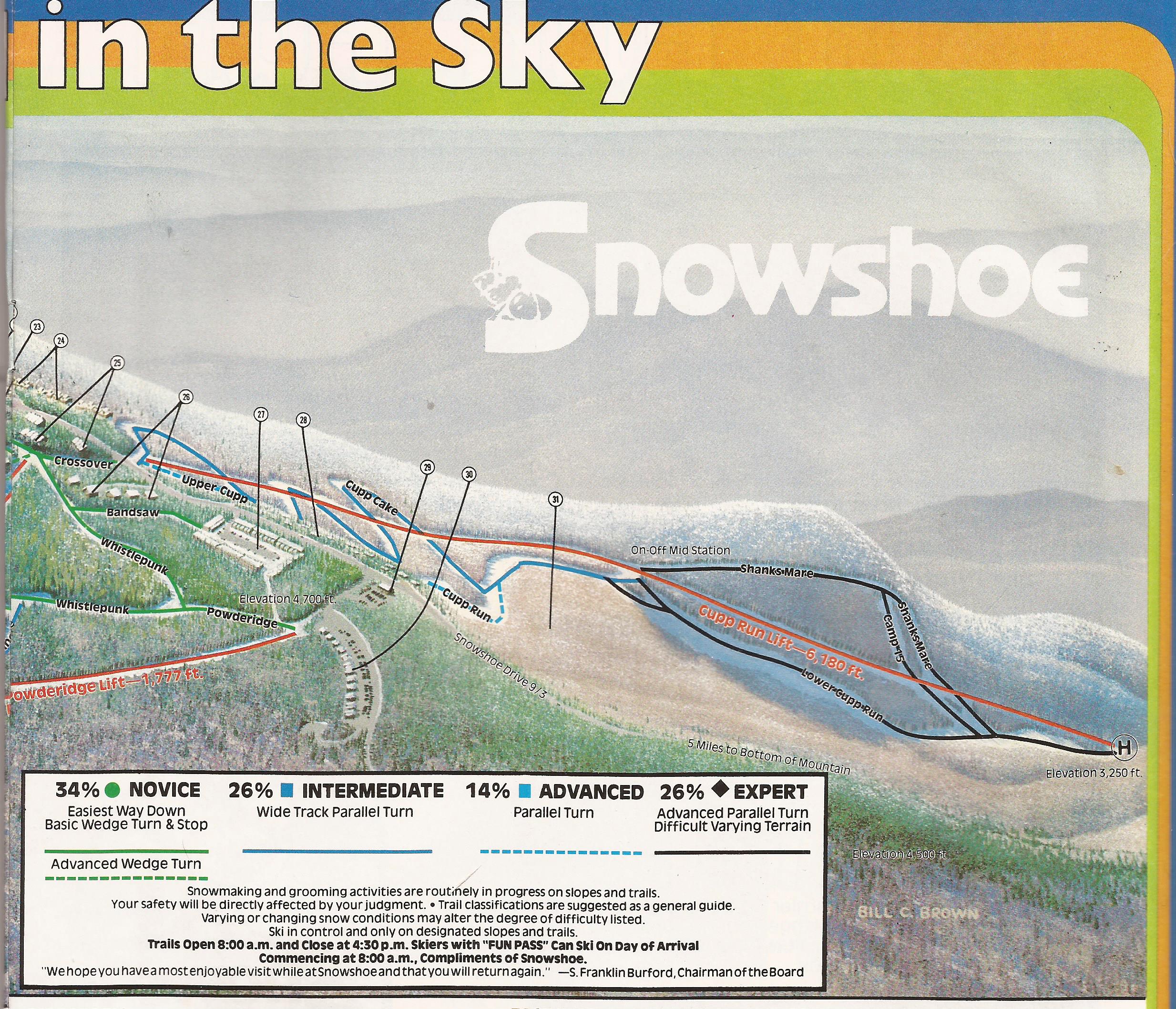 Snowshoe Mountain - SkiMap.org