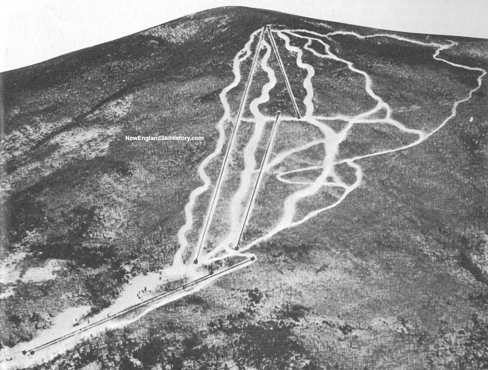 1963-1964 Okemo Trail Map