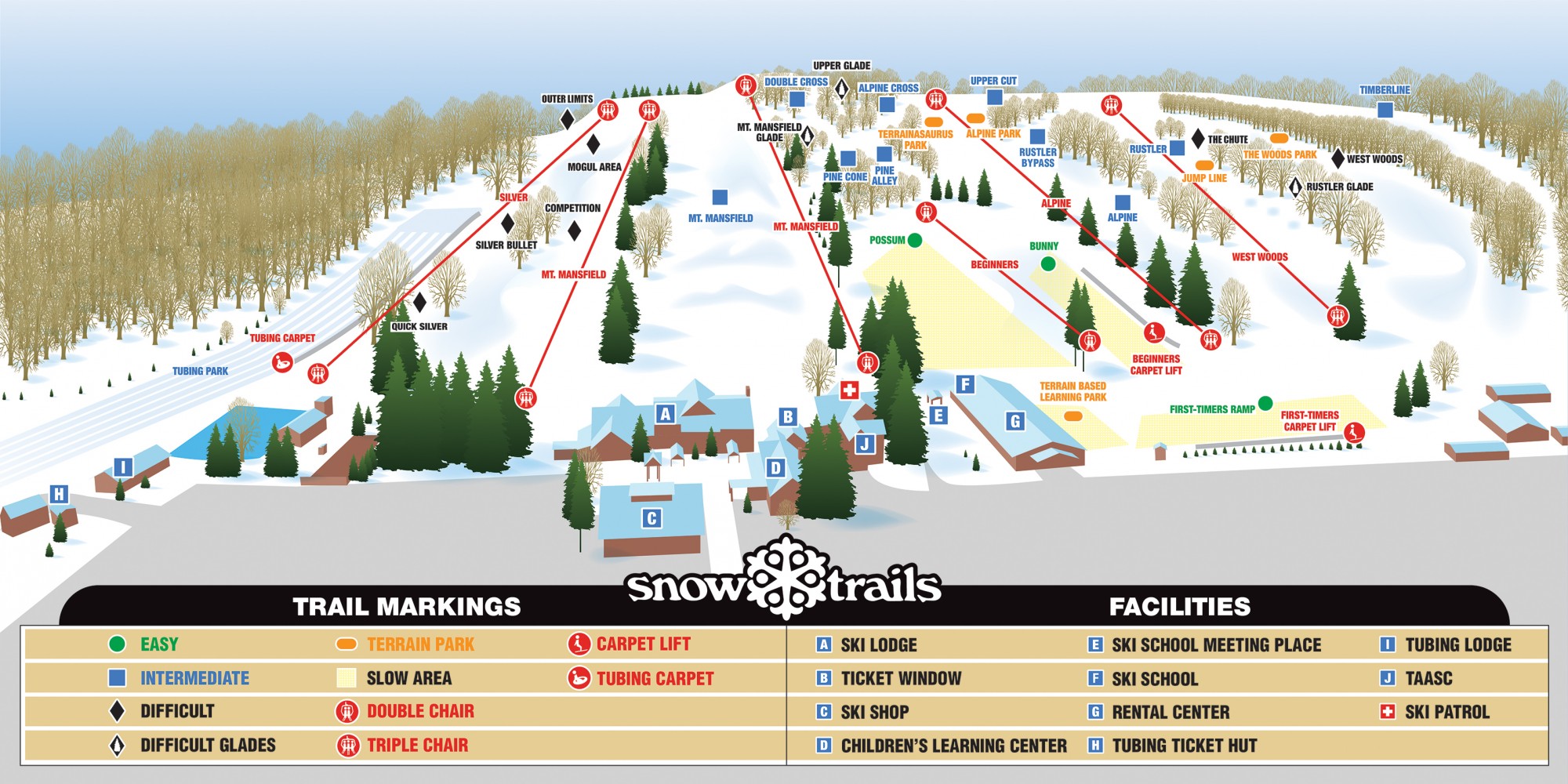 Snow Trails - SkiMap.org