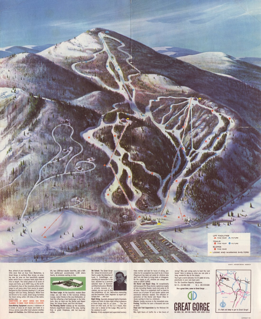 Original Great Gorge Plan - now known as South Peak