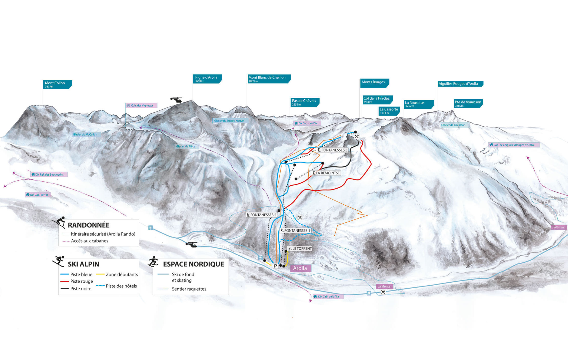 Arolla (ski de randonnée et ski alpin)