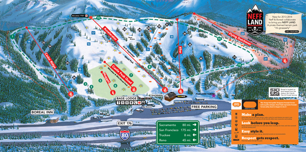 2013 Ski Map