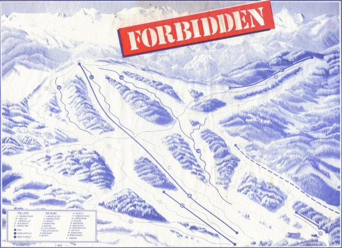Pre 1999 Forbidden Plateau Map