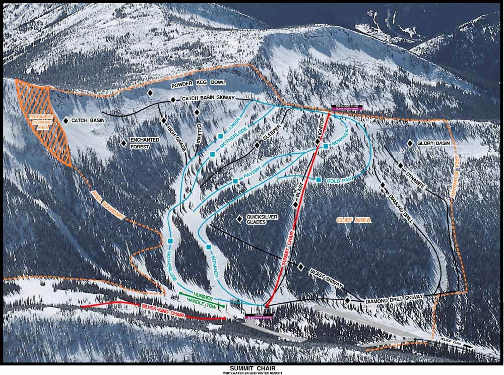 2003-08 Whitewater Summit Chair Map