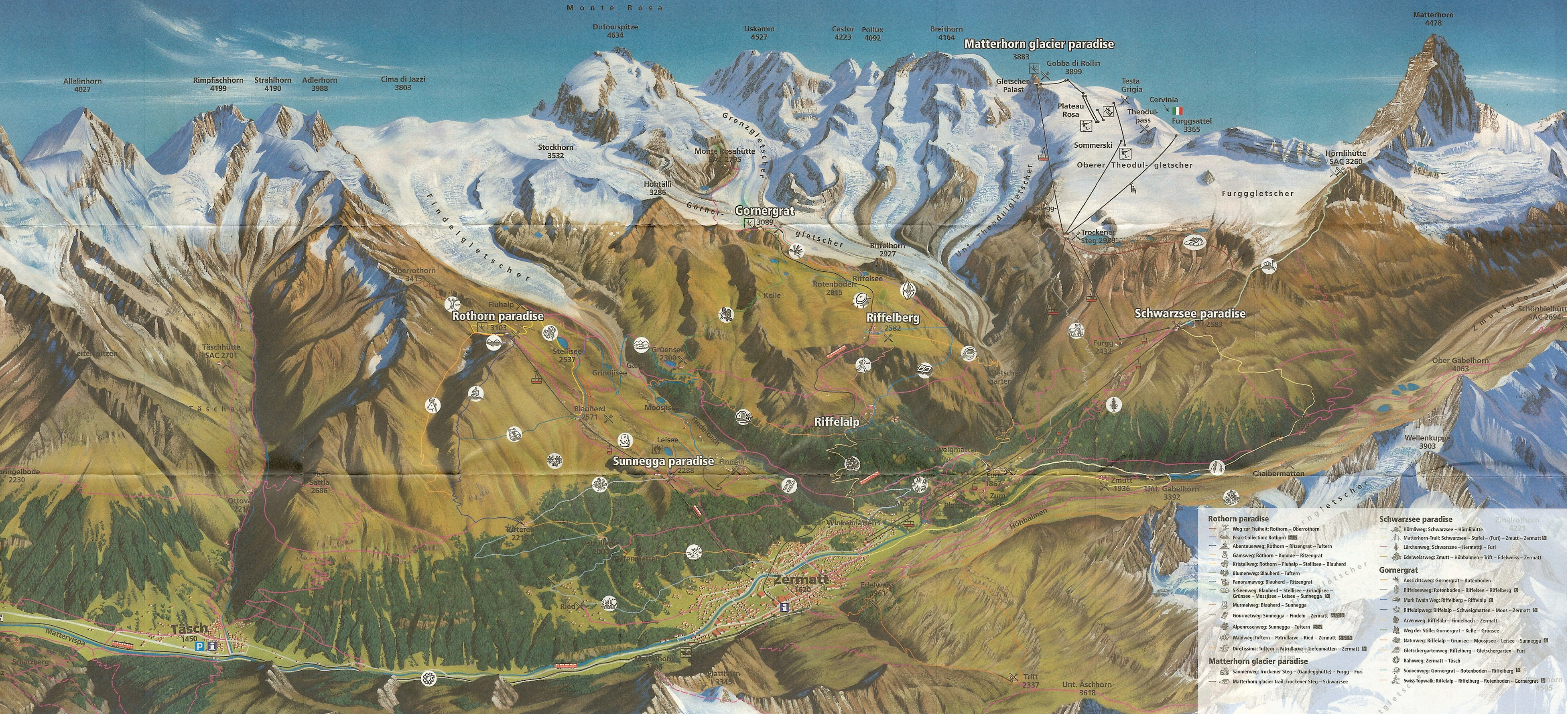 Zermatt Summer 2006 Map